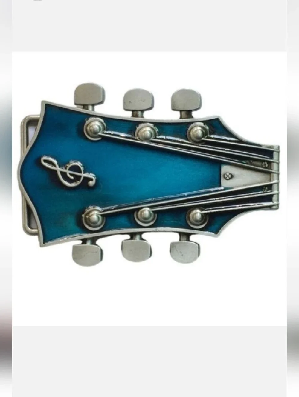 Guitar Head Musicians belt buckle See All 5 Colors